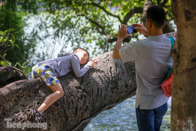 Thưởng lãm hồ Hoàn Kiếm diện mạo mới trong tiết trời thu Hà Nội ảnh 17