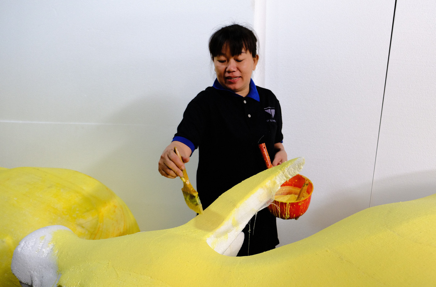 Tận thấy công đoạn chế tác linh vật phục vụ đường hoa Nguyễn Huệ Tết Tân Sửu 2021 ảnh 5