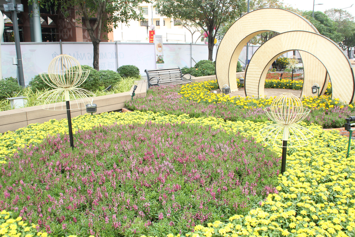 Hình hài Đường hoa Nguyễn Huệ sau hơn 10 ngày thi công ảnh 17