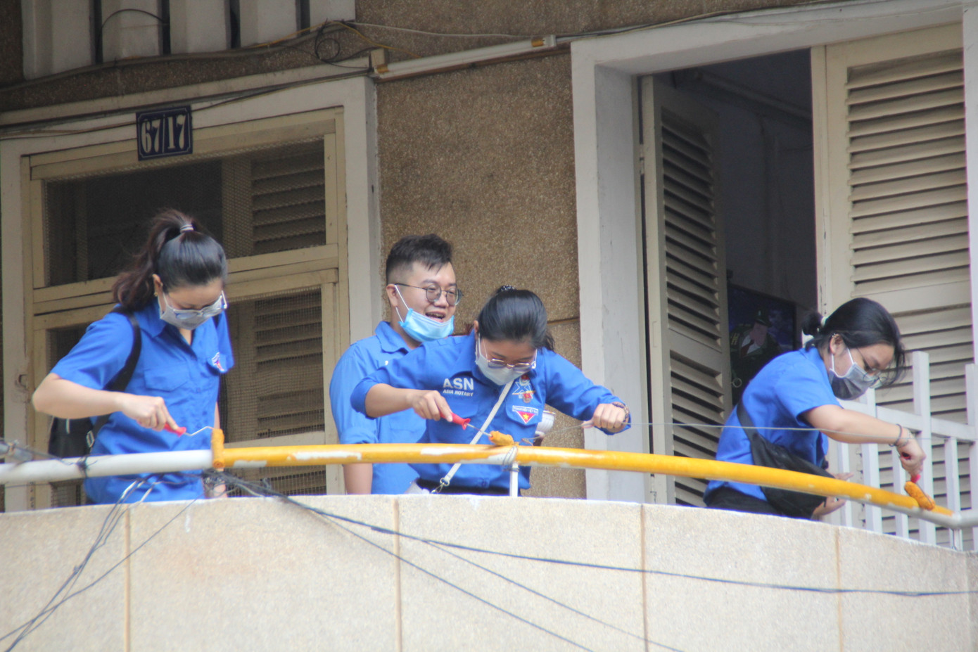 Khởi động Tháng Thanh niên, bạn trẻ TPHCM làm đẹp chung cư, cùng đẩy lùi COVID-19 ảnh 1