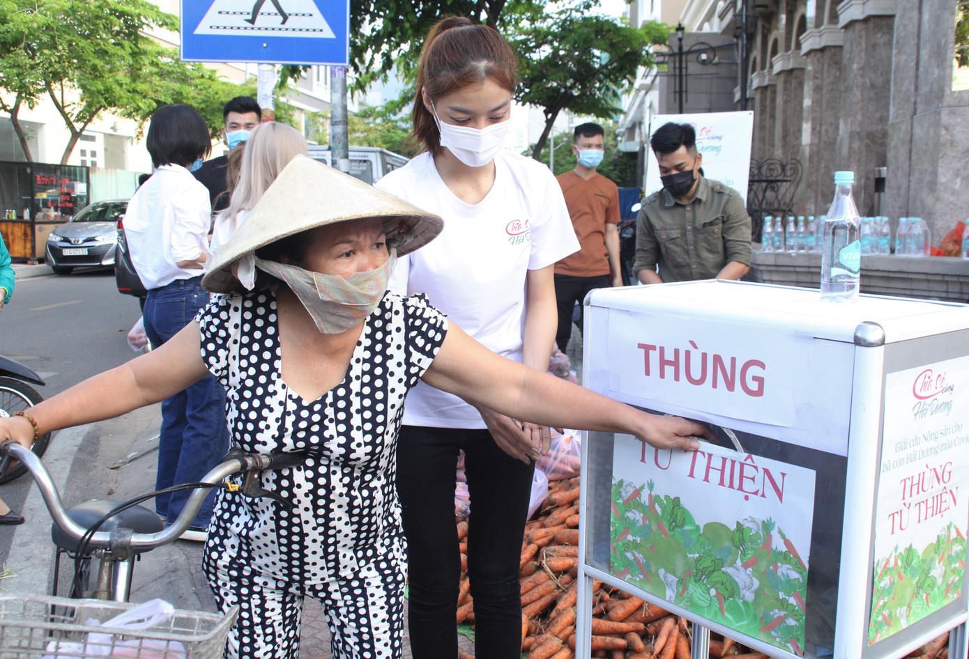 Các người đẹp hoa hậu cùng chung tay giải cứu nông sản Hải Dương ảnh 11