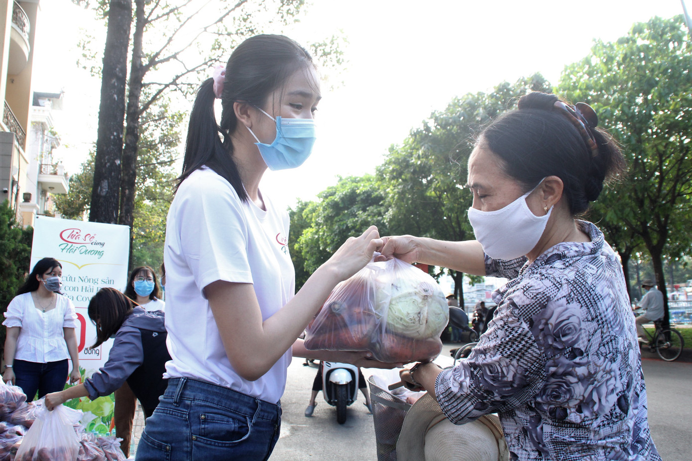 Các người đẹp hoa hậu cùng chung tay giải cứu nông sản Hải Dương ảnh 6