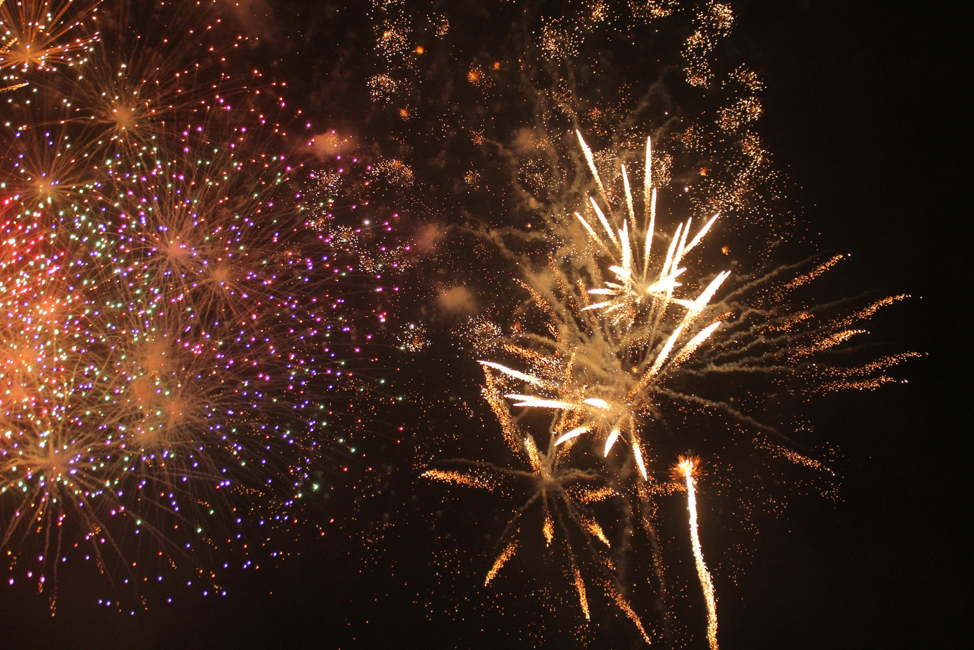 Người dân thành phố Thủ Đức hân hoan với màn pháo hoa chào năm mới ảnh 18