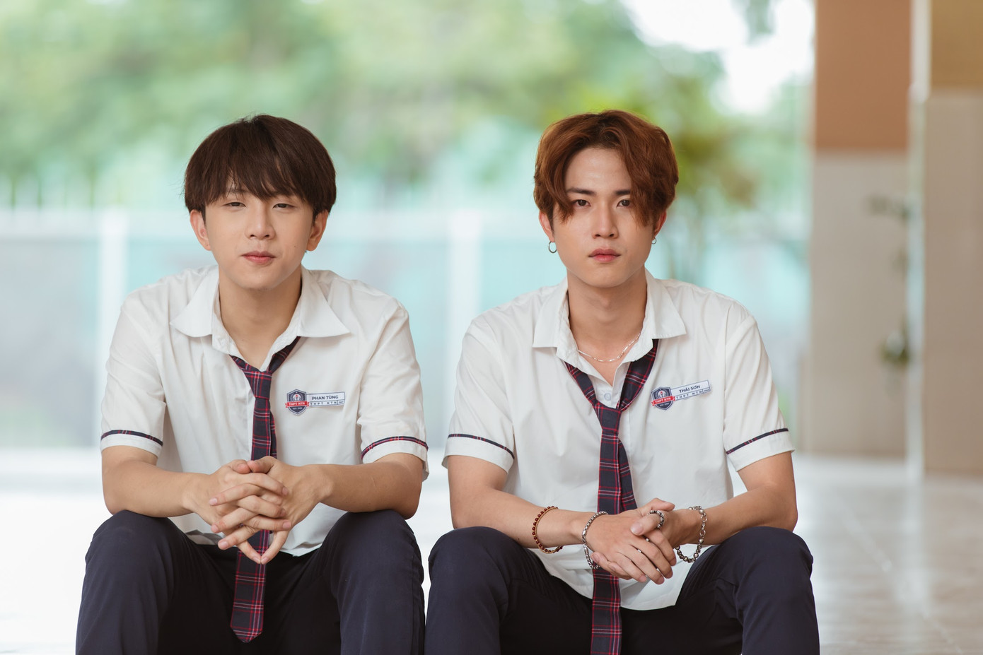 Han Sara - Tùng Maru diện đồ học sinh cực yêu, tiếp tục sánh đôi trong web-drama mới ảnh 5
