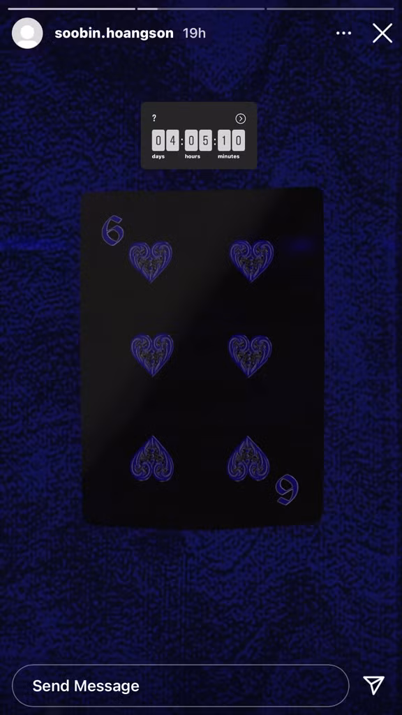 Sau động thái lạ, Soobin Hoàng Sơn hé lộ dự án mới với biểu tượng quân bài bí ẩn ảnh 3