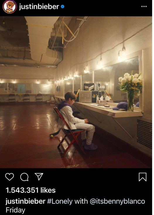 Justin Bieber "đang cảm thấy cô đơn" chính là “miếng thính” về ca khúc mới "Lonely" ảnh 2