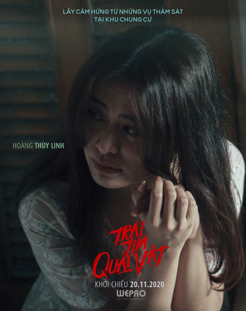 Hoàng Thùy Linh, Trịnh Thăng Bình xuất hiện đáng sợ trong trailer “Trái tim quái vật” ảnh 2