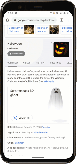 Google tung đủ trò giải cứu mèo ma thuật, kể chuyện ma cho người dùng chơi Halloween ảnh 2