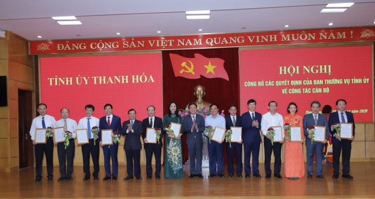 Điều động, bổ nhiệm nhiều nhân sự chủ chốt Thanh Hóa ảnh 1