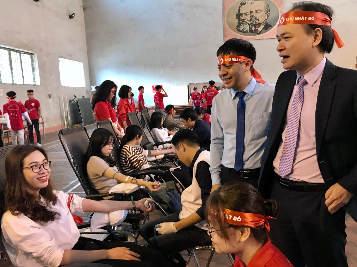 Chủ nhật Đỏ ĐH Y Dược Thái Nguyên: Có sinh viên 18 lần hiến máu ảnh 1