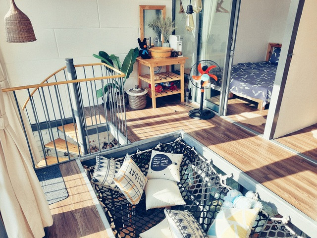 Căn nhà 350 triệu đồng từ lưới đánh cá đẹp bất ngờ ảnh 4