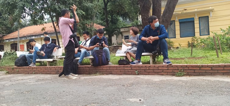 Clip cảnh sát dẫn giải cựu Phó Chánh án TAND quận 4 Nguyễn Hải Nam hầu tòa ảnh 3