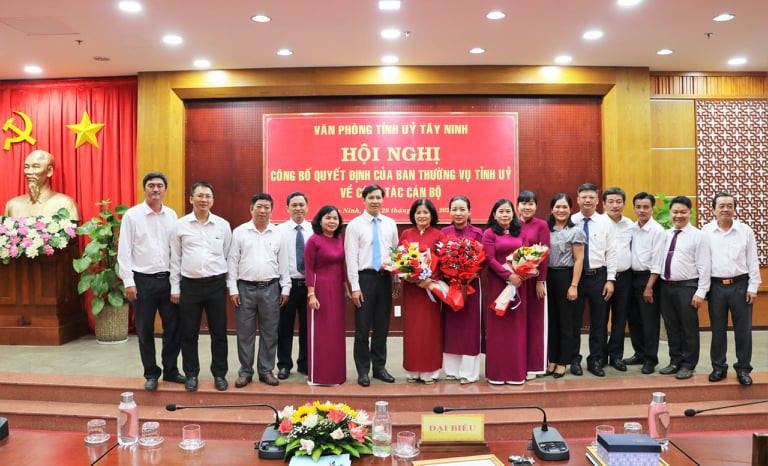 Tây Ninh bổ nhiệm nữ Chánh Văn phòng Tỉnh ủy ảnh 1