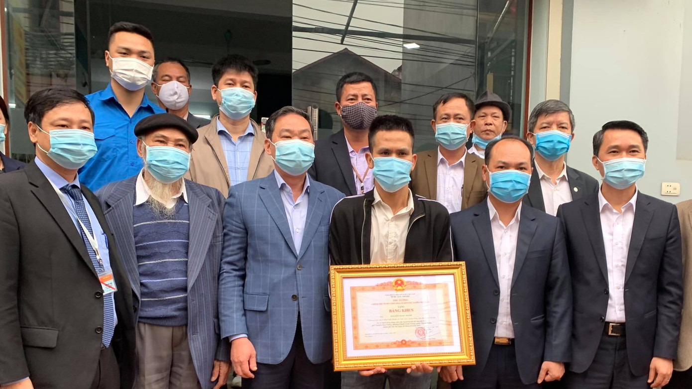 Anh Nguyễn Ngọc Mạnh nhận bằng khen của Thủ tướng ảnh 1
