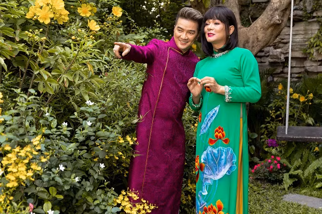 Loạt ảnh xuân ‘khó đỡ’ của đôi bạn Đàm Vĩnh Hưng – Vũ Hà ảnh 12