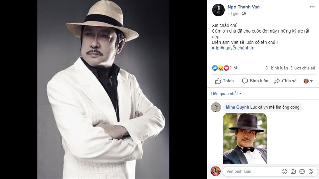 Giới nghệ sĩ bàng hoàng trước tin NSƯT Chánh Tín đột ngột qua đời ảnh 1