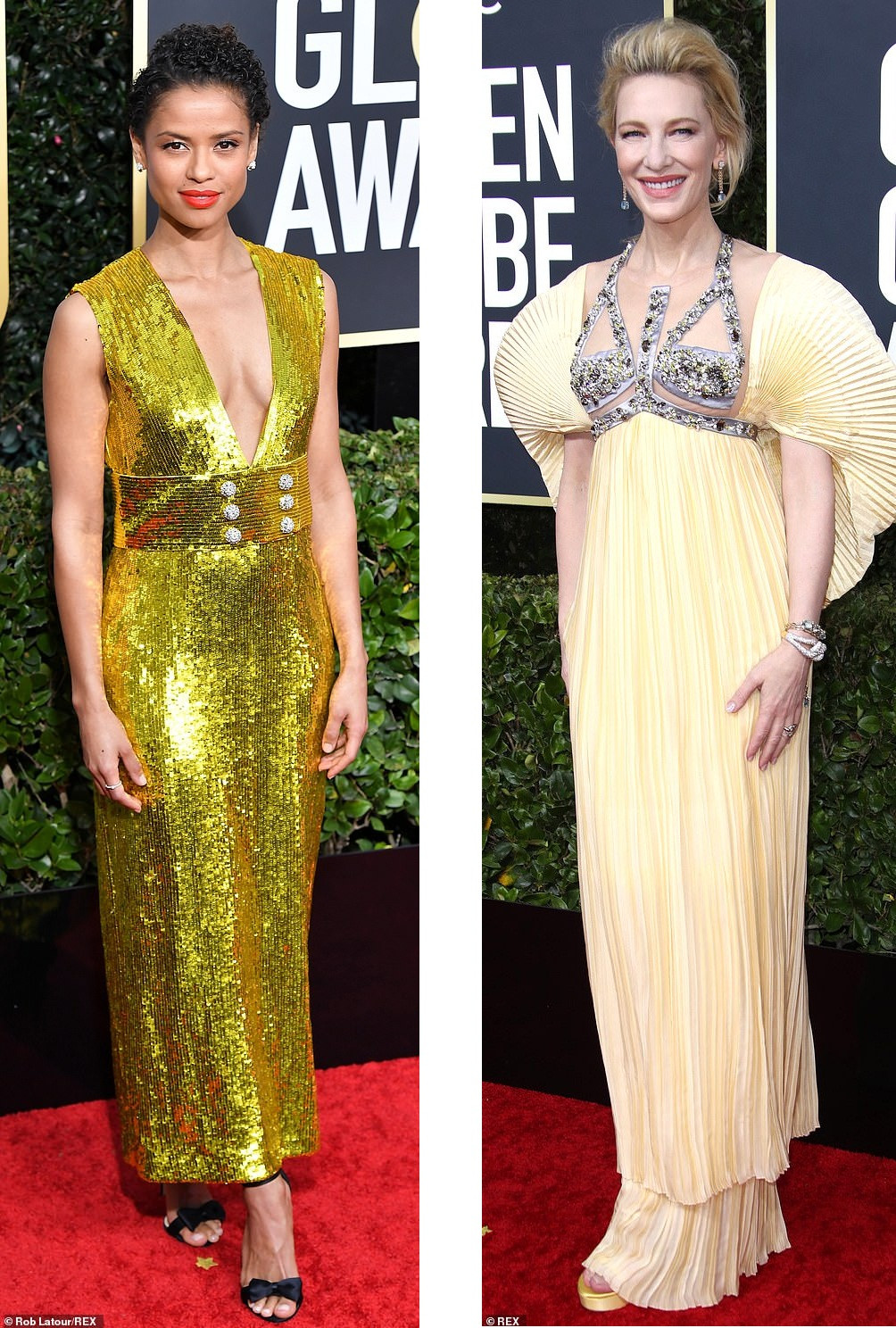 Quả cầu vàng 2020: Scarlett Johansson ‘thả rông’, bạn gái Iron Man mặc như không ảnh 10