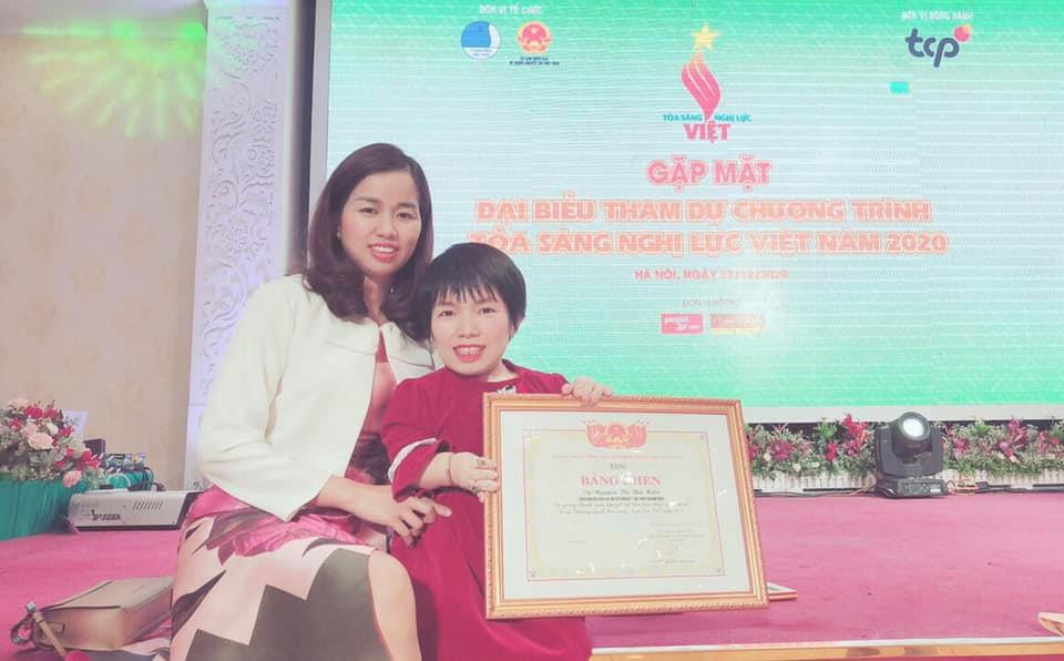 Hai tấm gương khuyết tật được vinh danh 'Tỏa sáng nghị lực Việt năm 2020' ảnh 2