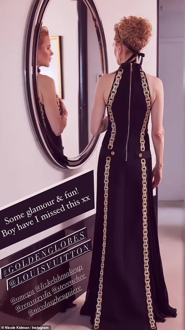 Nicole Kidman hiếm hoi khoe 2 con gái xinh đẹp tại Quả cầu Vàng ảnh 2