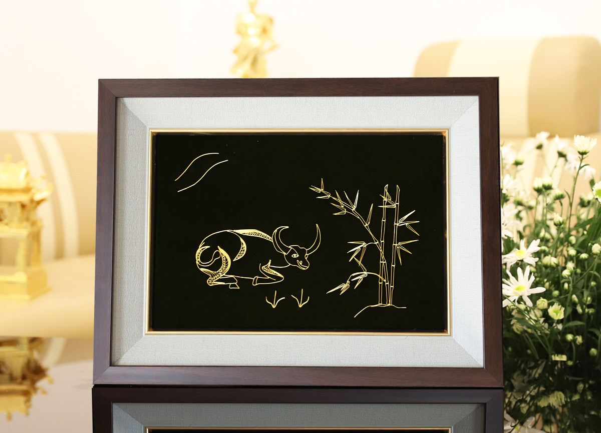 Cận cảnh bộ sưu tập Trâu mạ vàng đón tết Tân Sửu 2021 ảnh 7