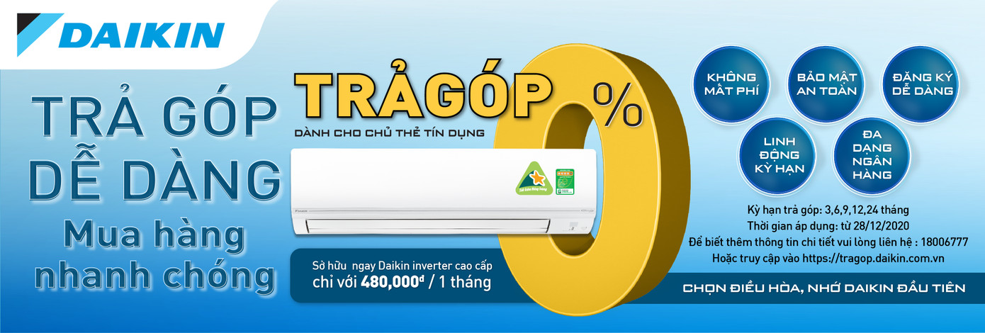 Daikin Việt Nam ra mắt chương trình trả góp 0% lãi suất qua cổng thanh toán Payoo ảnh 1