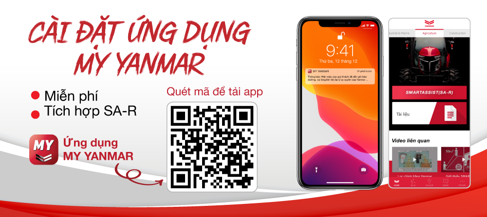 Chiến dịch chăm sóc máy YANMAR 2020: sửa chữa tận nhà miễn phí hoàn toàn công sửa chữa, ứng dụng công nghệ 4.0 ảnh 3