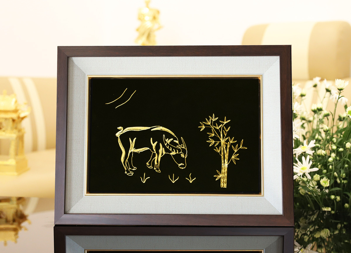 Cận cảnh bộ sưu tập Trâu mạ vàng đón tết Tân Sửu 2021 ảnh 8