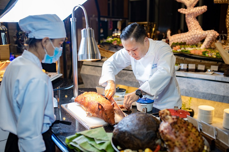 Rực rỡ lễ hội pháo hoa đón năm mới tại Dạ tiệc Vinpearl ba miền ảnh 9