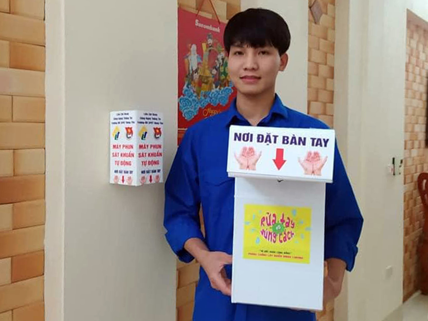 Giới trẻ công nghệ hóa sát khuẩn ngừa lây nhiễm chéo trong đại dịch ảnh 2