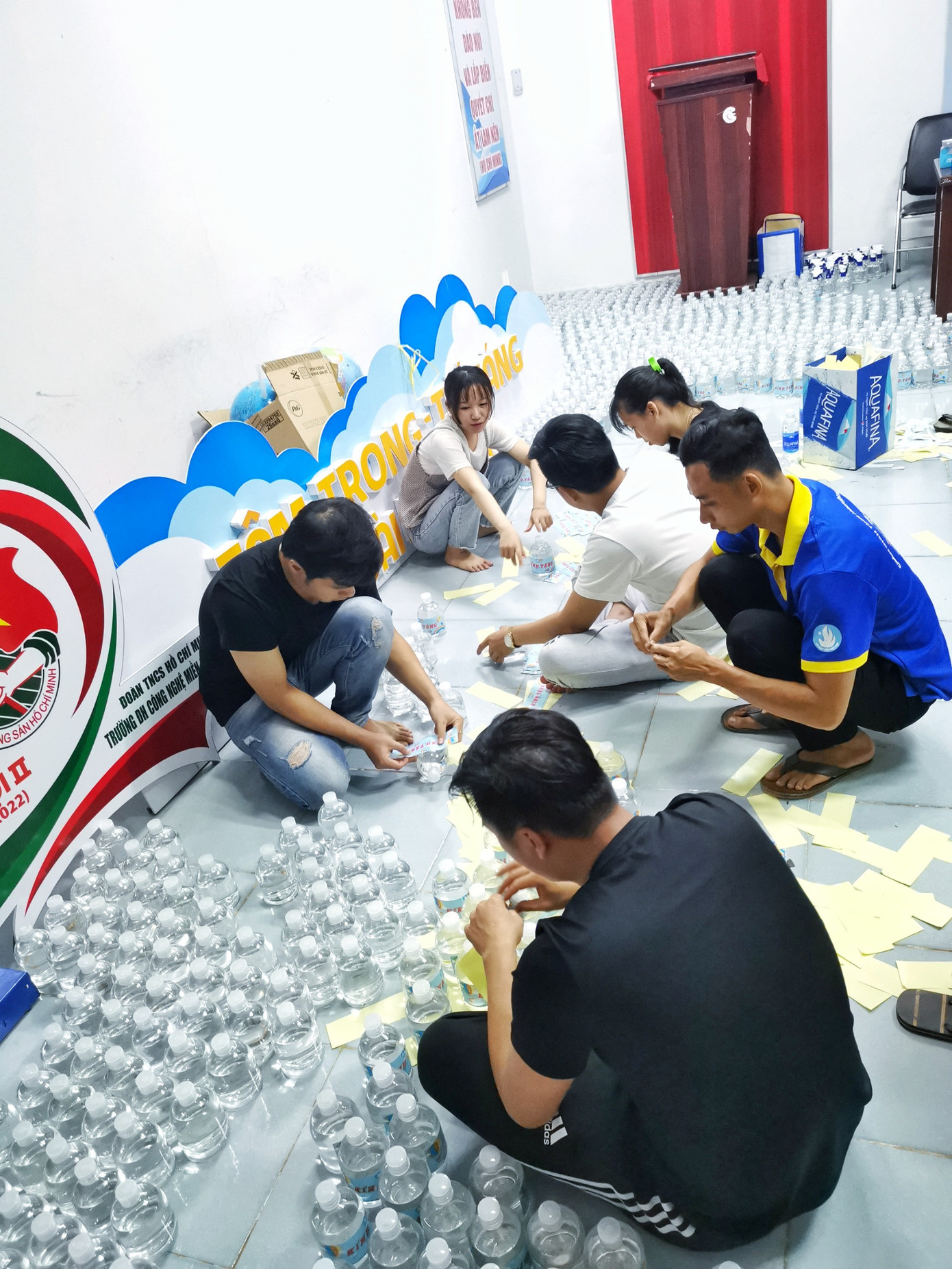 Sản xuất nước rửa tay tặng các trường mầm non ảnh 5