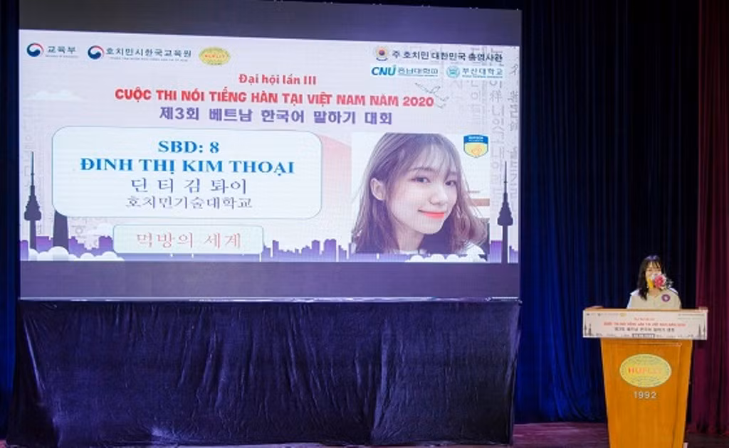Tìm ra Quán quân “Cuộc thi nói tiếng Hàn tại Việt Nam năm 2020” ảnh 1