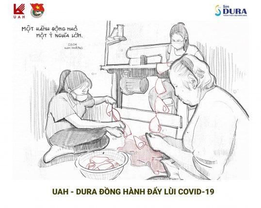 Sinh viên Đại học Kiến trúc TP.Hồ Chí Minh chung tay đẩy lùi dịch COVID-19 ảnh 2