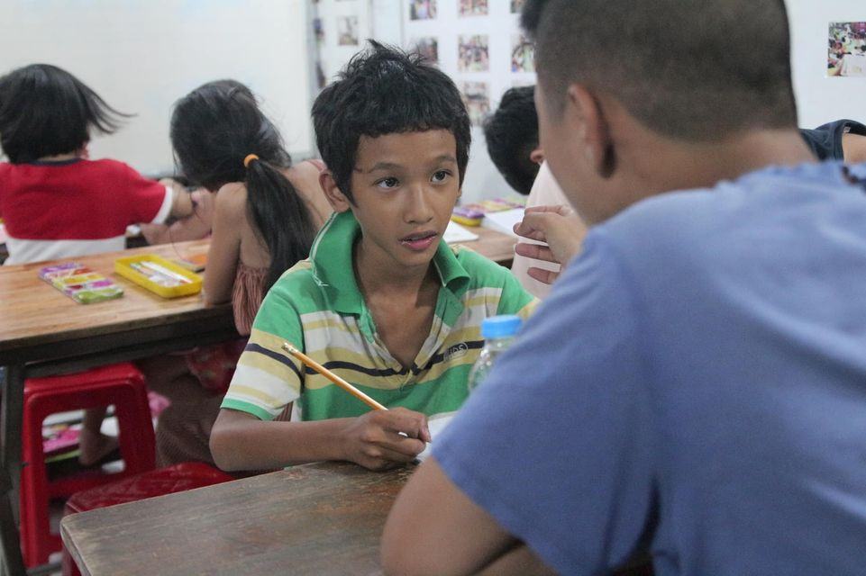 Những “thầy cô áo xanh” ảnh 4