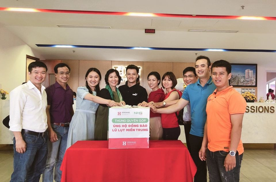 Sinh viên các trường phía Nam hướng về đồng bào miền Trung ảnh 1