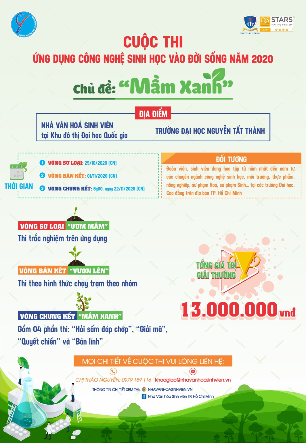 Phát động “Cuộc thi ứng dụng Công nghệ sinh học vào đời sống năm 2020“ ảnh 1