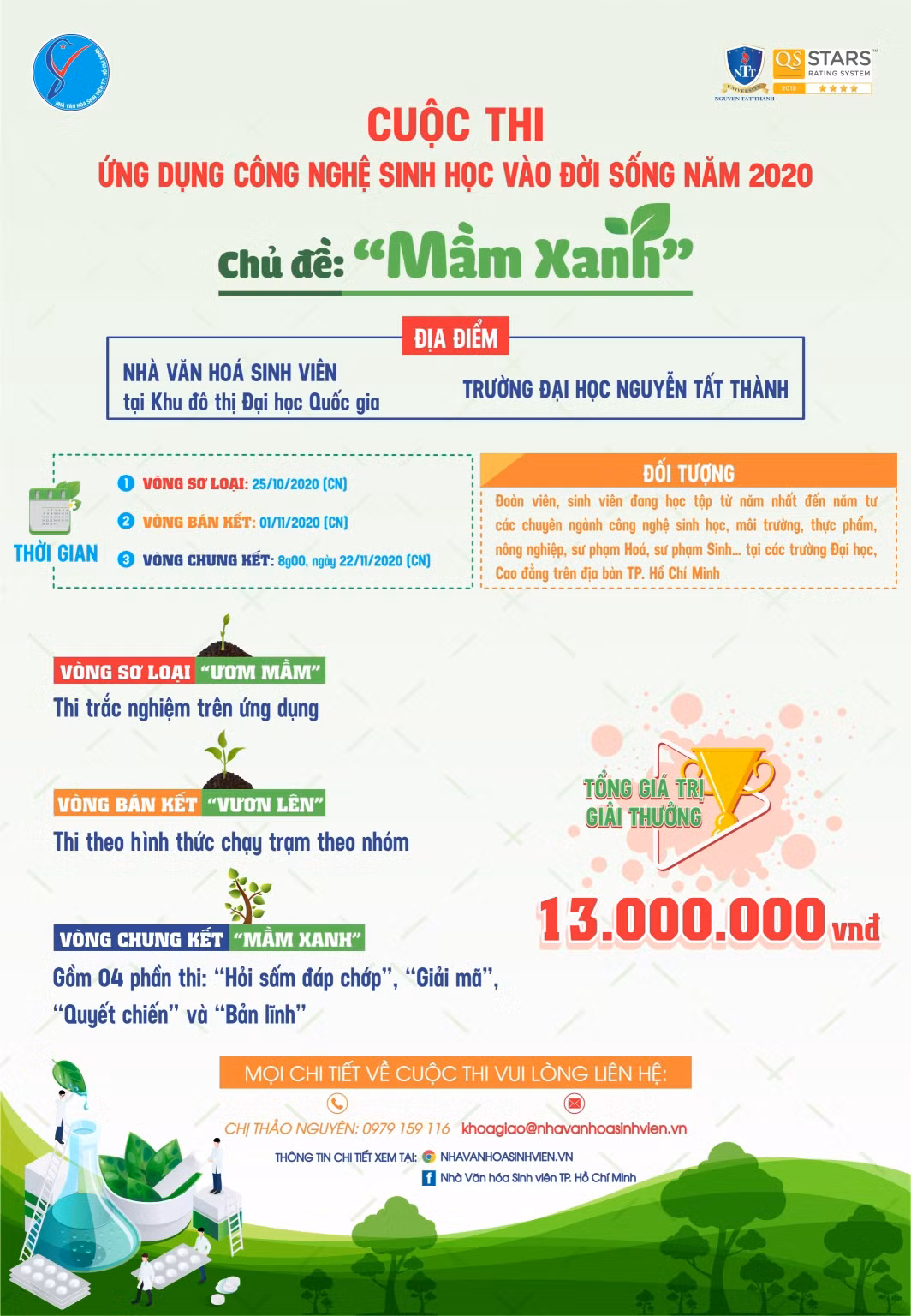 Phát động “Cuộc thi ứng dụng Công nghệ sinh học vào đời sống năm 2020“ ảnh 1