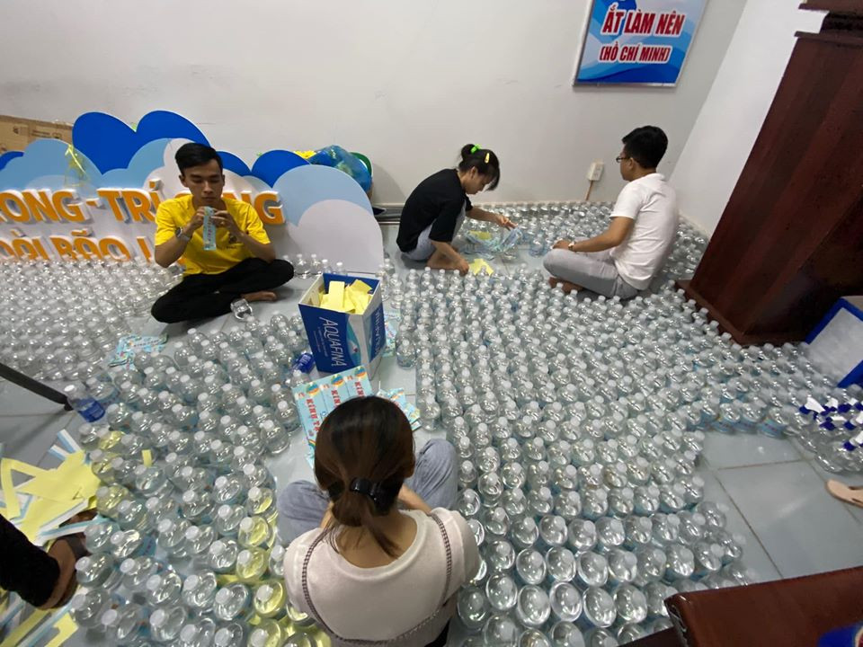 Sản xuất nước rửa tay tặng các trường mầm non ảnh 6