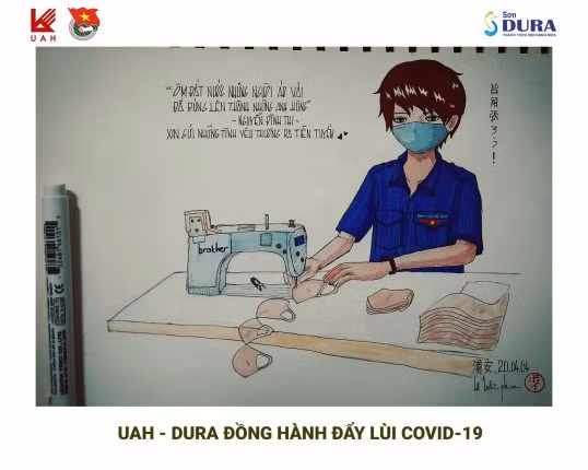 Sinh viên Đại học Kiến trúc TP.Hồ Chí Minh chung tay đẩy lùi dịch COVID-19 ảnh 5