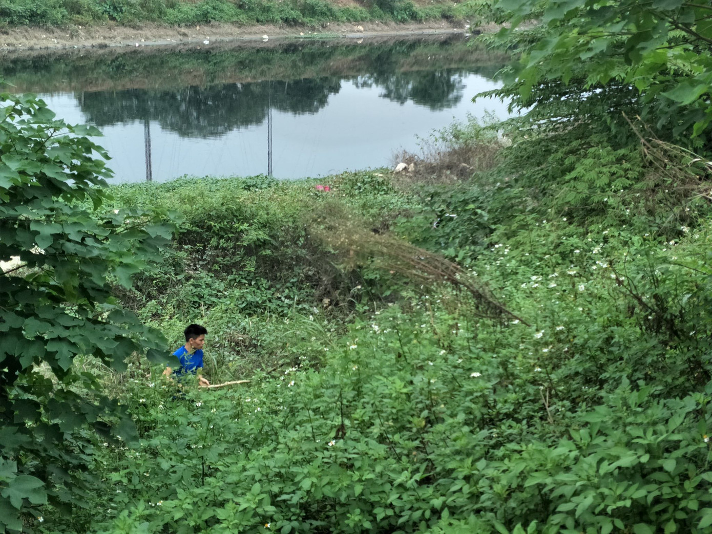 'Xới tung' ven sông Nhuệ tìm nữ sinh Học viện Ngân hàng mất tích ảnh 4