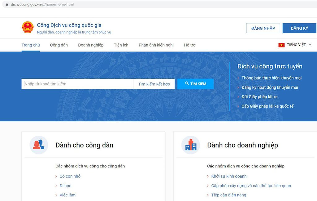  Năm 2020 nộp tiền phạt vi phạm giao thông qua dịch vụ công trực tuyến ảnh 1