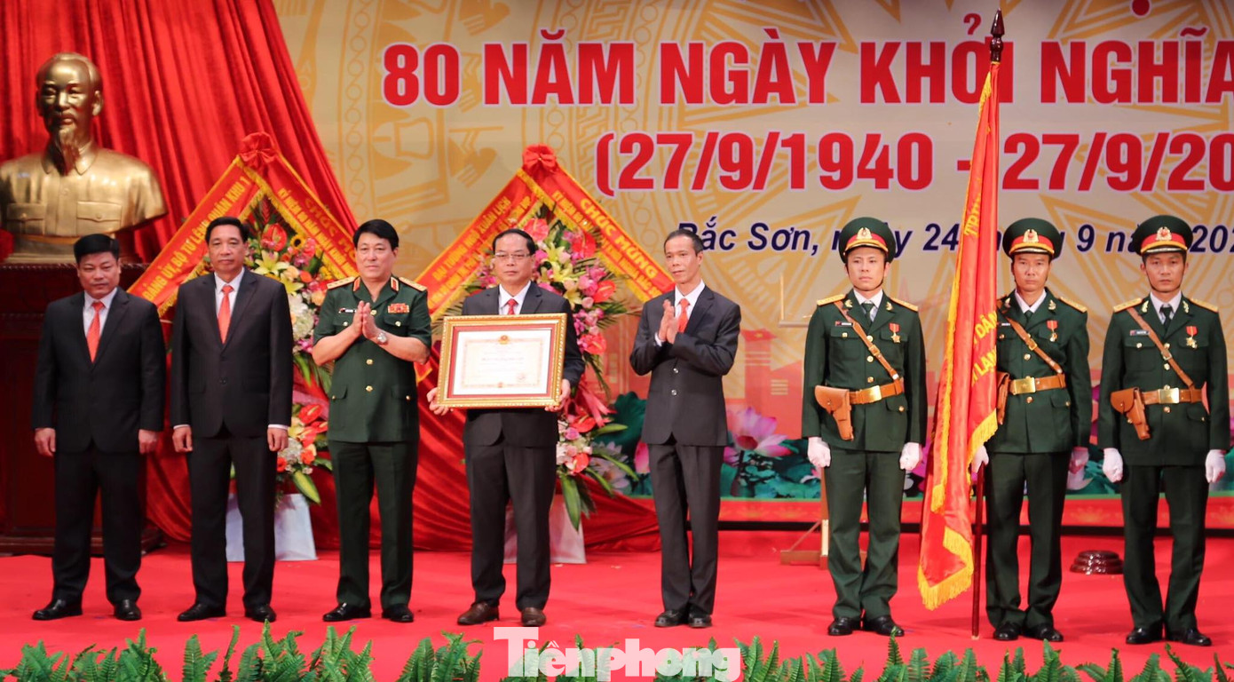 Lạng Sơn: Lễ kỷ niệm 80 năm khởi nghĩa Bắc Sơn ảnh 1