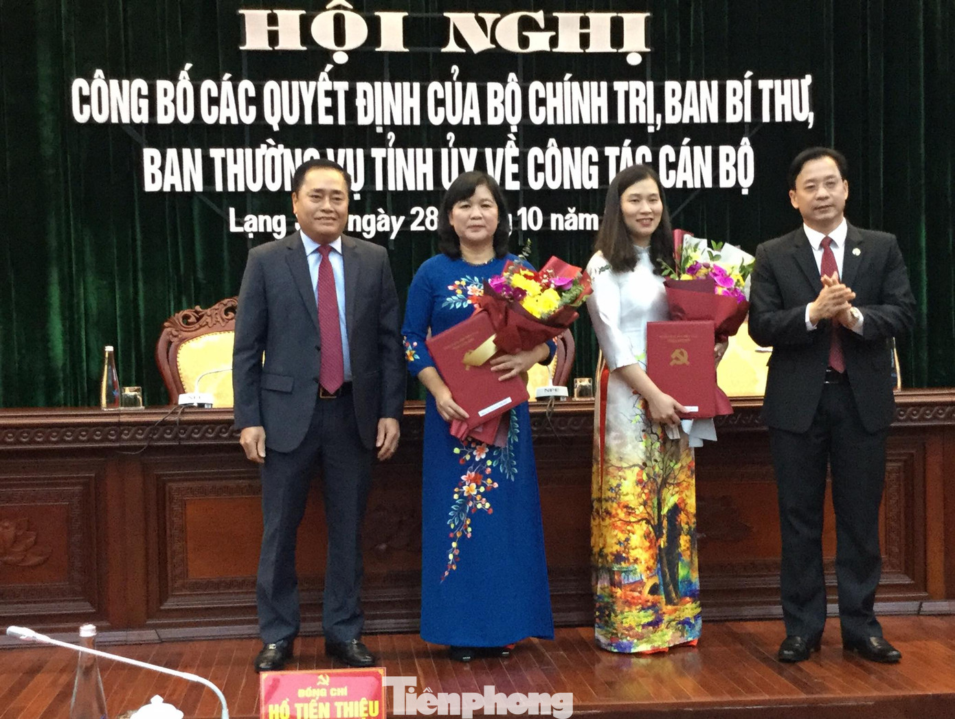 Luân chuyển, bổ nhiệm nhiều lãnh đạo tỉnh Lạng Sơn ảnh 1