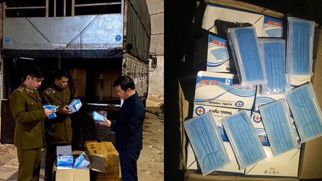 Bắt giữ vụ vận chuyển lậu hơn 300.000 khẩu trang lên biên giới ảnh 1