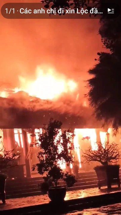 Sư trụ trì nói gì về thông tin cháy Chùa Thành bên sông Kỳ Cùng? ảnh 1