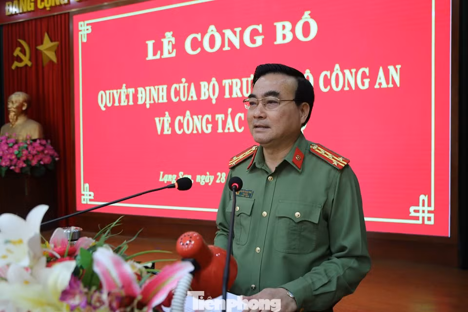 Bổ nhiệm đại tá Nguyễn Xuân Thu làm Phó giám đốc công an tỉnh Lạng Sơn ảnh 1