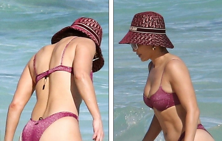 Dạo biển cùng hôn phu, Jennifer Lopez thả dáng rực lửa tuổi 51 ảnh 3
