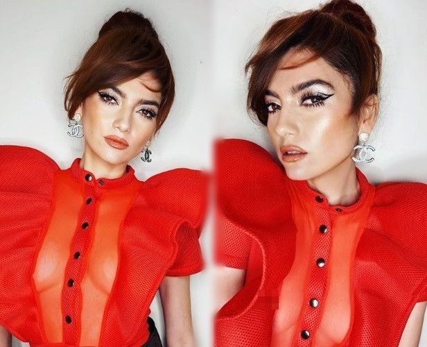 Sao Hollywood Blanca Blanco táo bạo với áo voan xuyên thấu ảnh 1