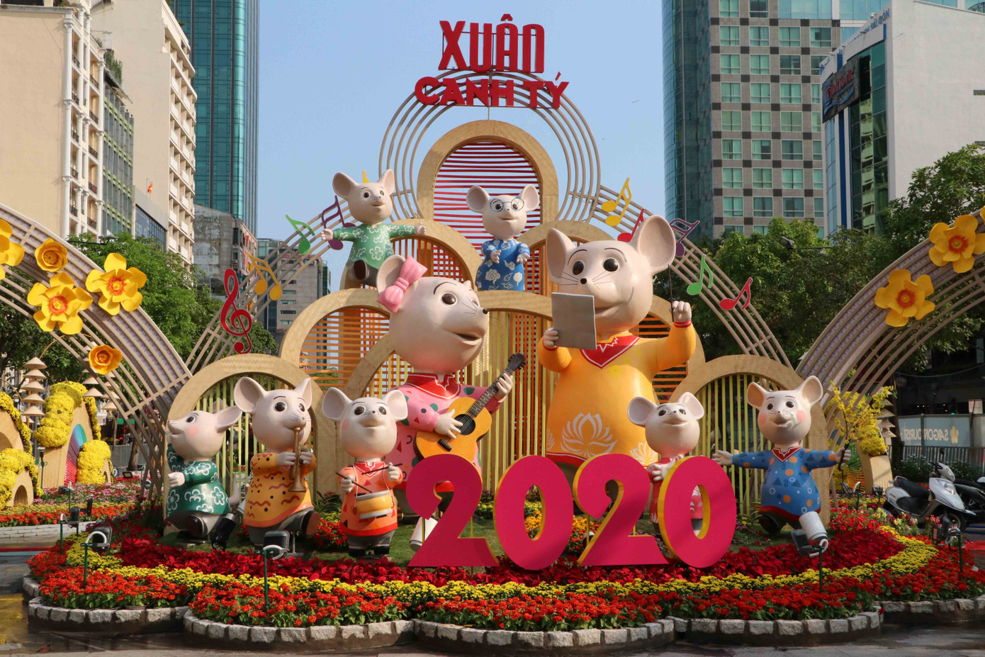 Cả nước đón Giao thừa Canh Tý 2020 ảnh 79