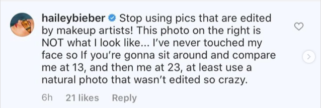 Bà xã của Justin Bieber tức giận, “phản pháo” tin đồn phẫu thuật thẩm mỹ ảnh 2