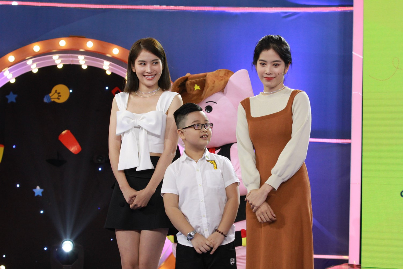 Thiên Khôi song ca cùng Bảo An trong chương trình “Gia đình thông thái” ảnh 4